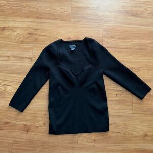 Anthropologie Women's Black Blouse